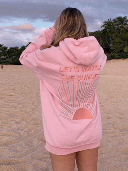 Merel | Comfy Oversized Sunset Hoodie