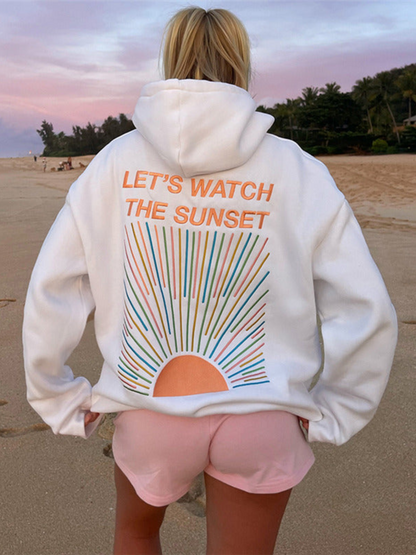 Merel | Comfy Oversized Sunset Hoodie